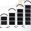 2 step, 3 step, 4 step, 5 Step Foldable-Ladder, Folding Step Stool with Wide Anti-Slip Pedal, Household Steps Sturdy, Steel Ladder, Convenient Handgrip, Portable Steel Step Stool (4 Step)