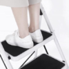 2 step, 3 step, 4 step, 5 Step Foldable-Ladder, Folding Step Stool with Wide Anti-Slip Pedal, Household Steps Sturdy, Steel Ladder, Convenient Handgrip, Portable Steel Step Stool (4 Step)