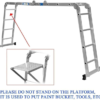 Multipurpose-Ladder 16 steps, 4.8 Meter