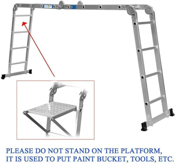 Multipurpose-Ladder 16 steps, 4.8 Meter