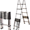 Multi-Purpose Aluminium Folding Ladder | 6.4 Meter Height | Heavy-Duty Construction | Compact & Portable Design | For Home, Office & Industrial Use