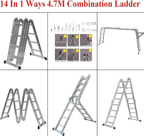 Multipurpose-Ladder 16 steps, 4.8 Meter