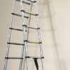 Telescopic Extension Ladder | Aluminum A-Frame Folding Ladder | Multi-Purpose Portable Step Ladder for Home, Building & Maintenance (2.6+2.6 M)