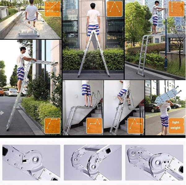 Multipurpose-Ladder 16 steps, 4.8 Meter